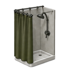 Shower reminder for the Barracks Bathroom Inspection Checklist