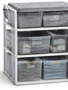 Storage bins comparison for the barracks