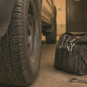 Guide for having a vehicle in the barracks.