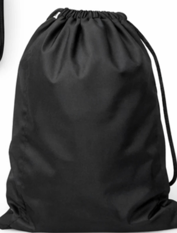Bag for dirty clothe. Barracks laundry guide.