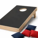 Cornhole game to play in the barracks