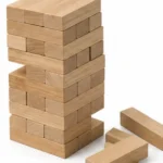 Jenga is a good game to play in the barracks