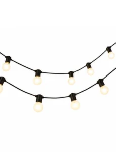 String lights for the barracks
